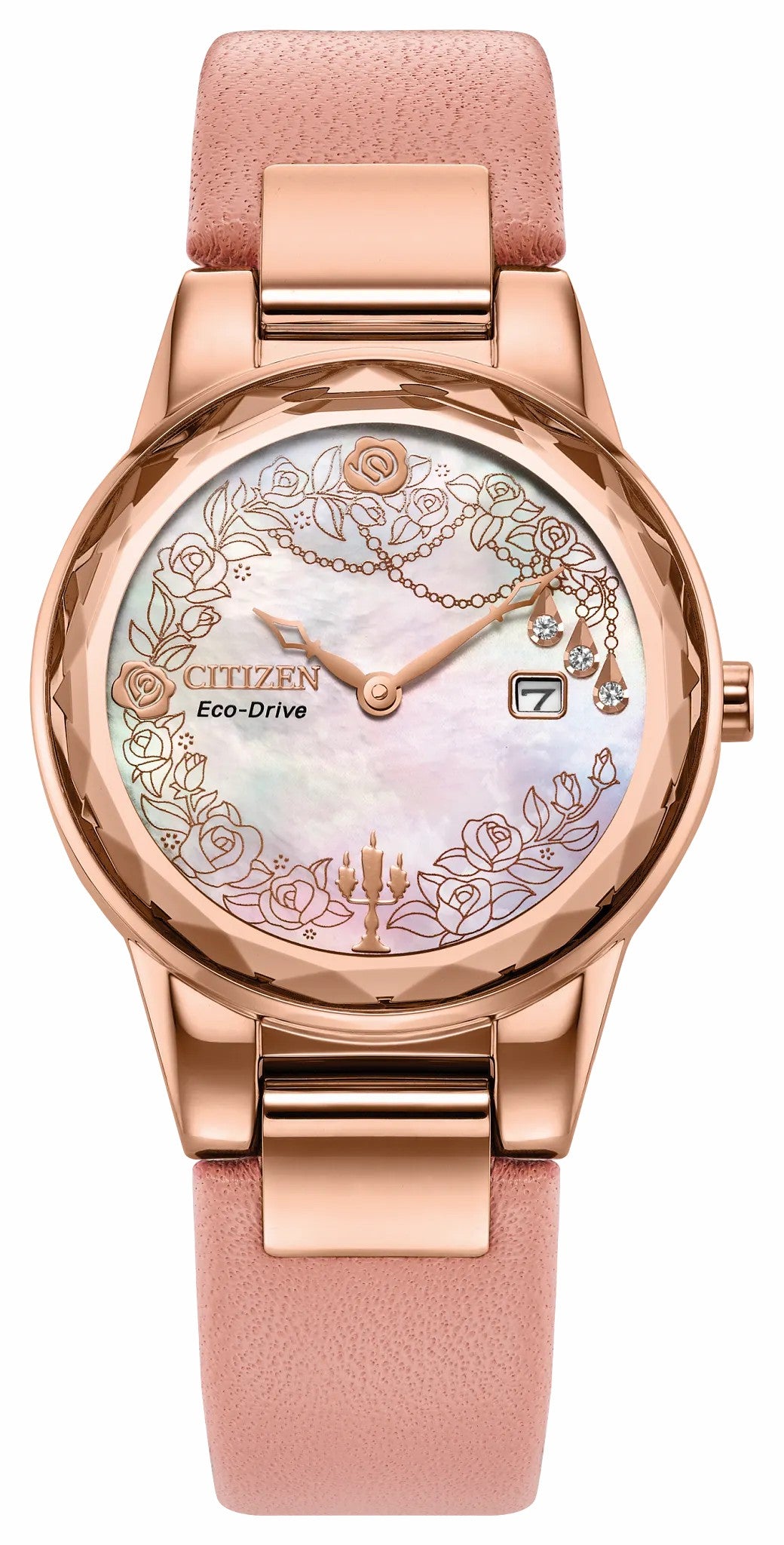 Belle, Eternal Beauty White Dial Leather Strap GA1083-43D | Citizen New