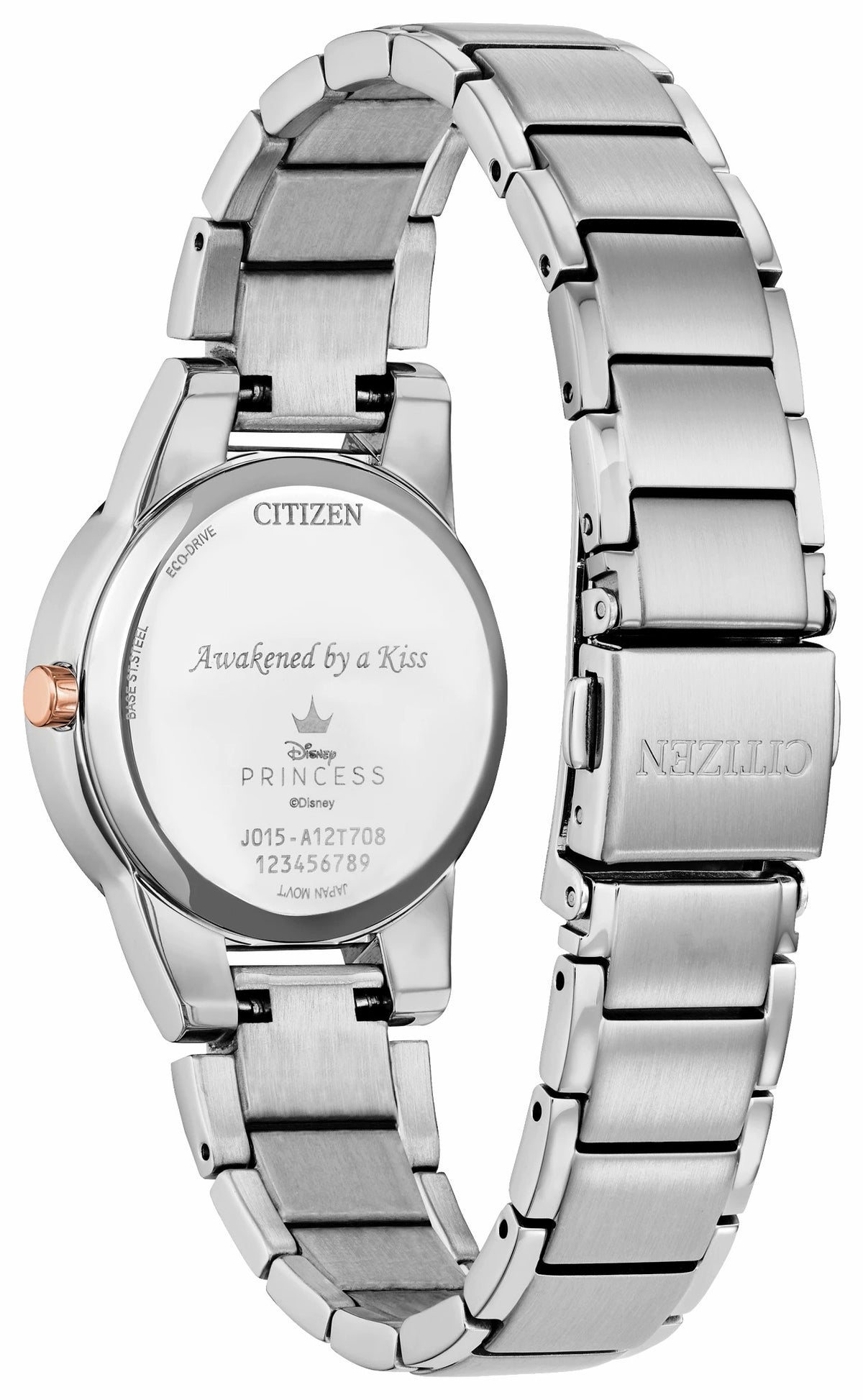 Aurora Enchanted Pink Dial Stainless Steel Bracelet GA1081-65N | Citizen Essential
