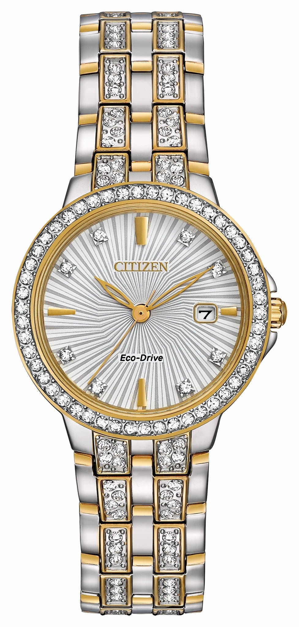 Silhouette Crystal - Ladies Eco-Drive Sparkle Dimaond Watch | Citizen Latest