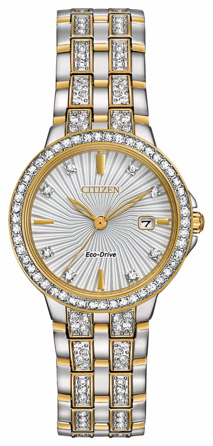 Silhouette Crystal - Ladies Eco-Drive Sparkle Dimaond Watch | Citizen Latest