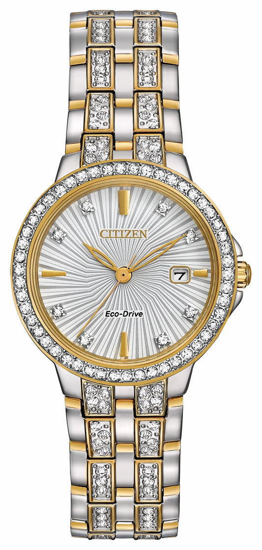 Silhouette Crystal - Ladies Eco-Drive Sparkle Dimaond Watch | Citizen Latest