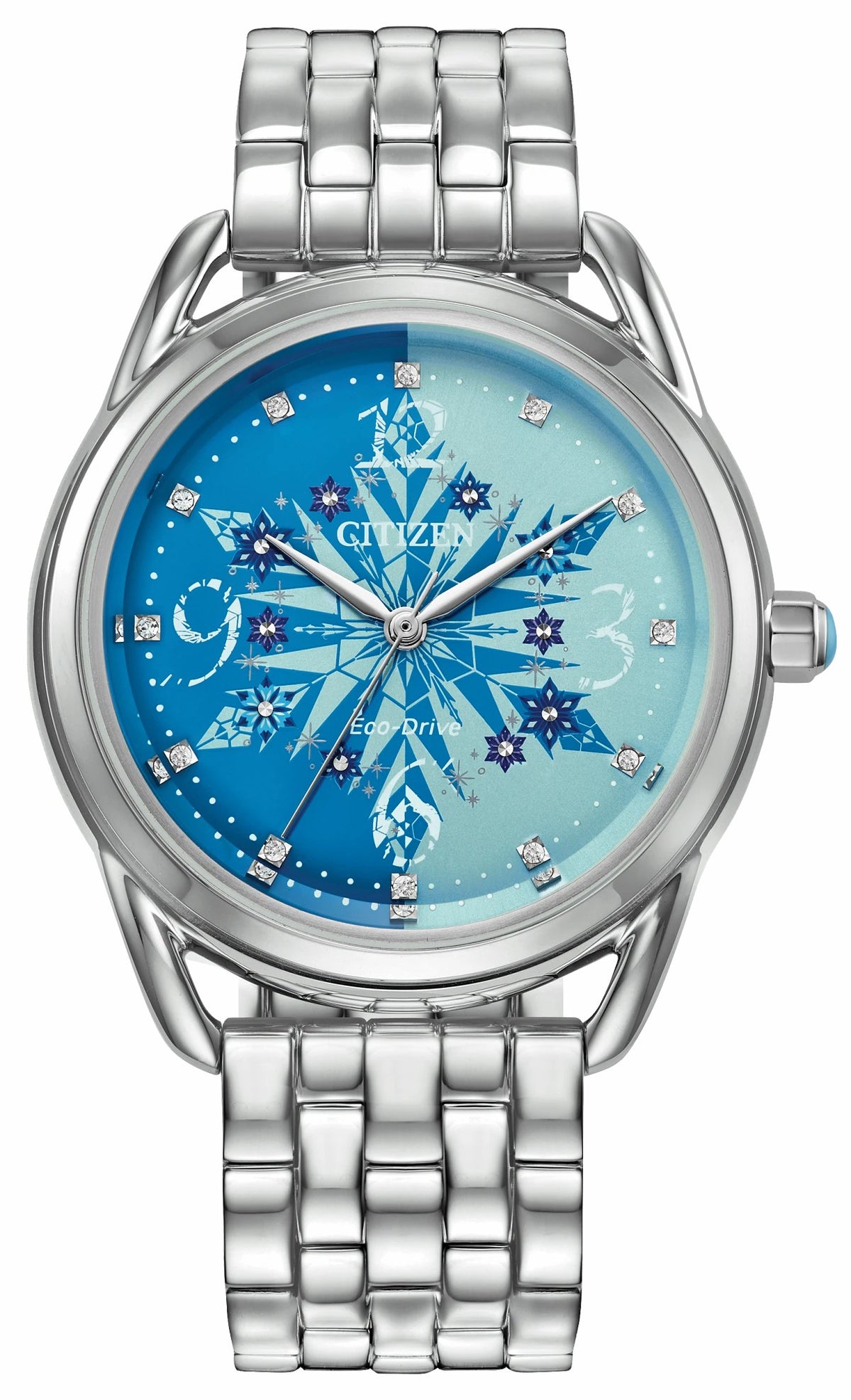 Frozen Blue Dial Stainless Steel Bracelet FE7091-61W | Citizen Classic