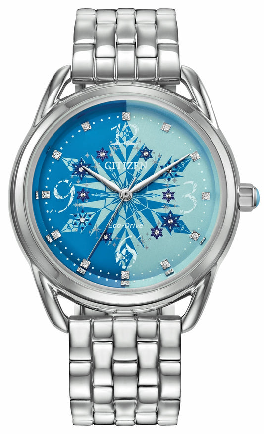 Frozen Blue Dial Stainless Steel Bracelet FE7091-61W | Citizen Classic