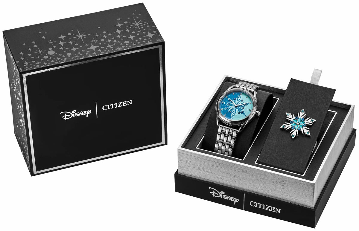 Frozen Blue Dial Stainless Steel Bracelet FE7091-61W | Citizen Classic