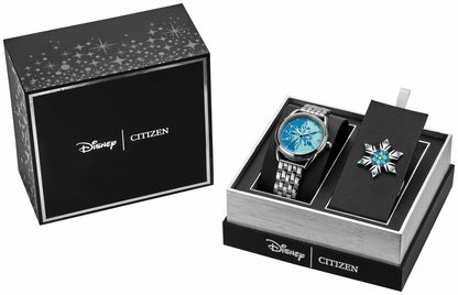 Frozen Blue Dial Stainless Steel Bracelet FE7091-61W | Citizen Classic