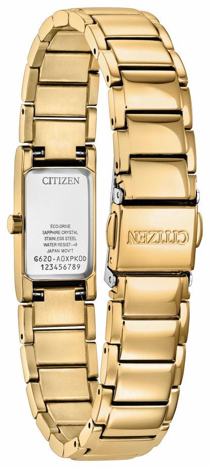 Axiom Gold-Tone Dial Stainless Steel Bracelet EG7052-59P | Citizen Popular