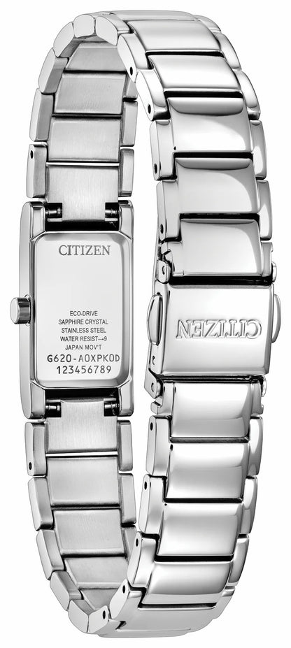 Axiom Silver-Tone Dial Stainless Steel Bracelet EG7051-51A | Citizen Signature