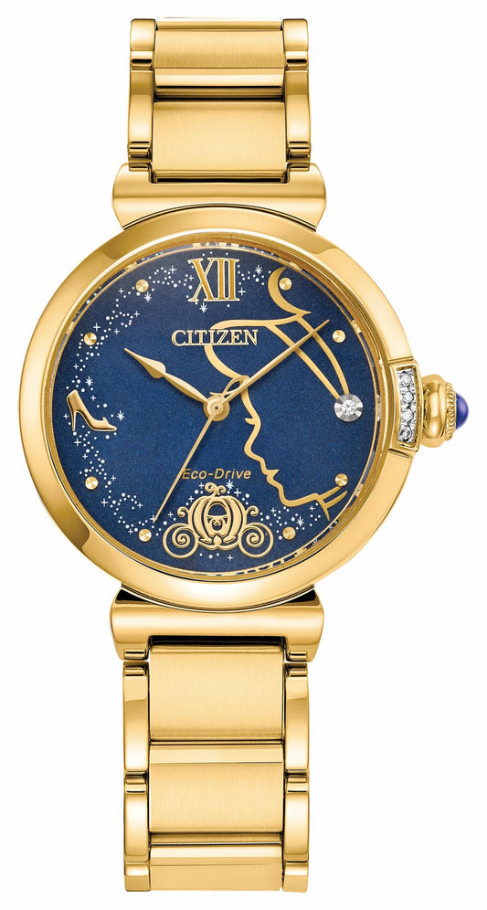 Citizen L Cinderella 75th Anniversary Blue Dial Stainless Steel Bracelet EM1068-69W | Citizen Deals