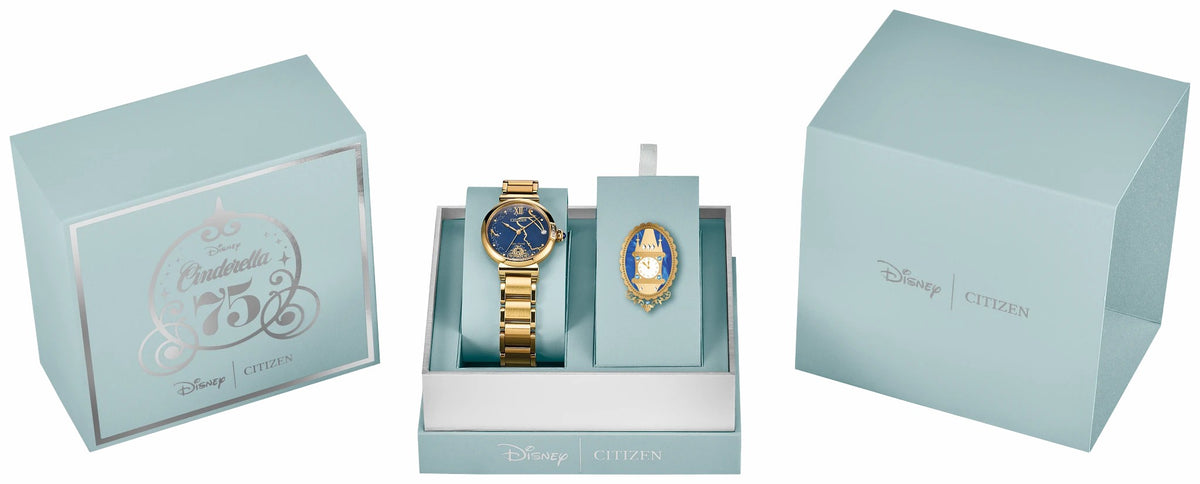Citizen L Cinderella 75th Anniversary Blue Dial Stainless Steel Bracelet EM1068-69W | Citizen Deals