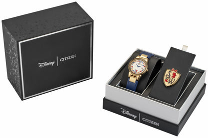 Snow White Flora Beige Dial Leather Strap GA1079-41W | Citizen Classic