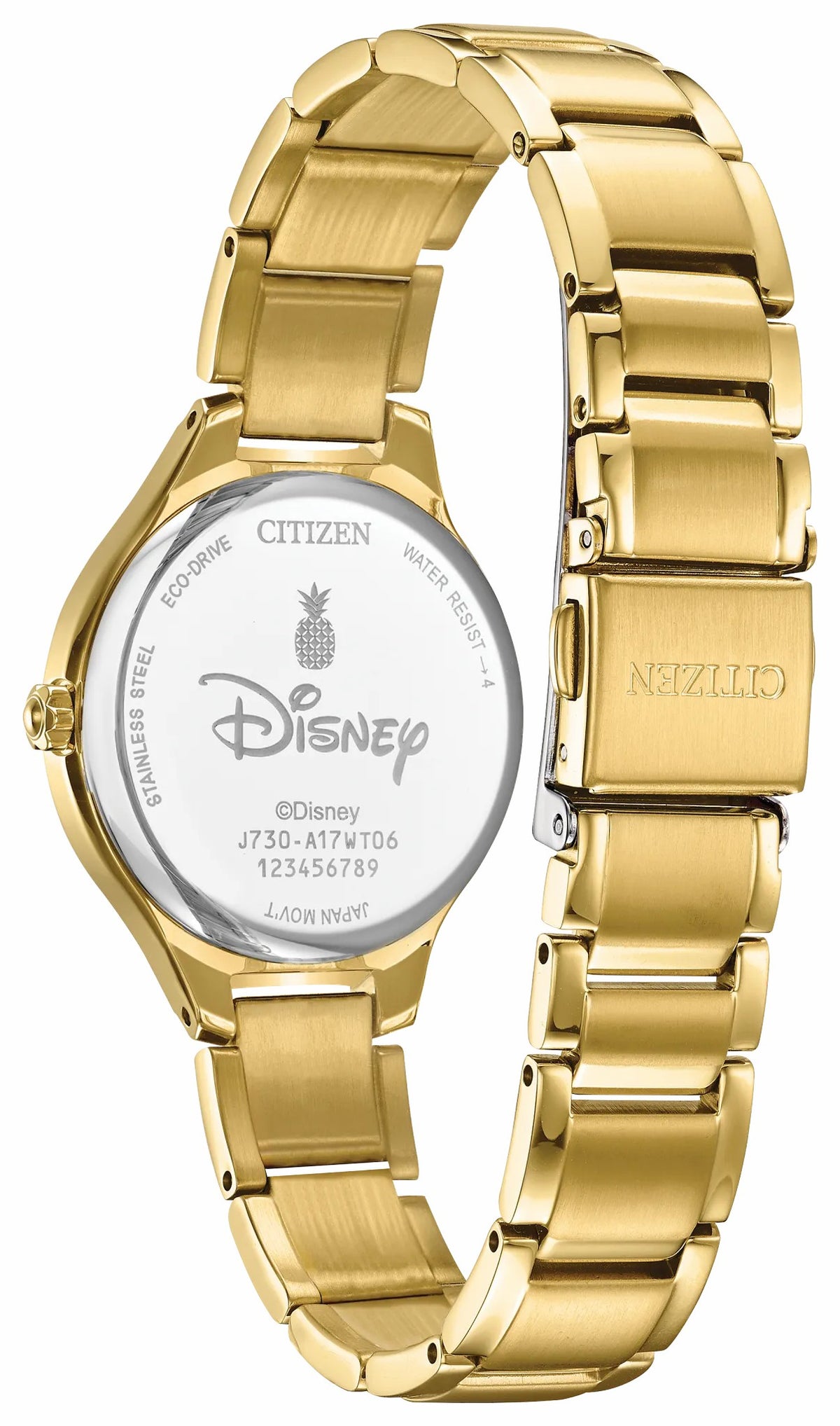 Aloha, Stitch! Blue Dial Stainless Steel Bracelet FE2108-59W | Citizen Popular