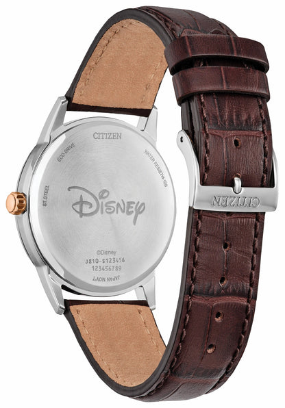 Steamboat Willie 1928 Silver-Tone Dial Leather Strap AW1788-07W | Citizen Value