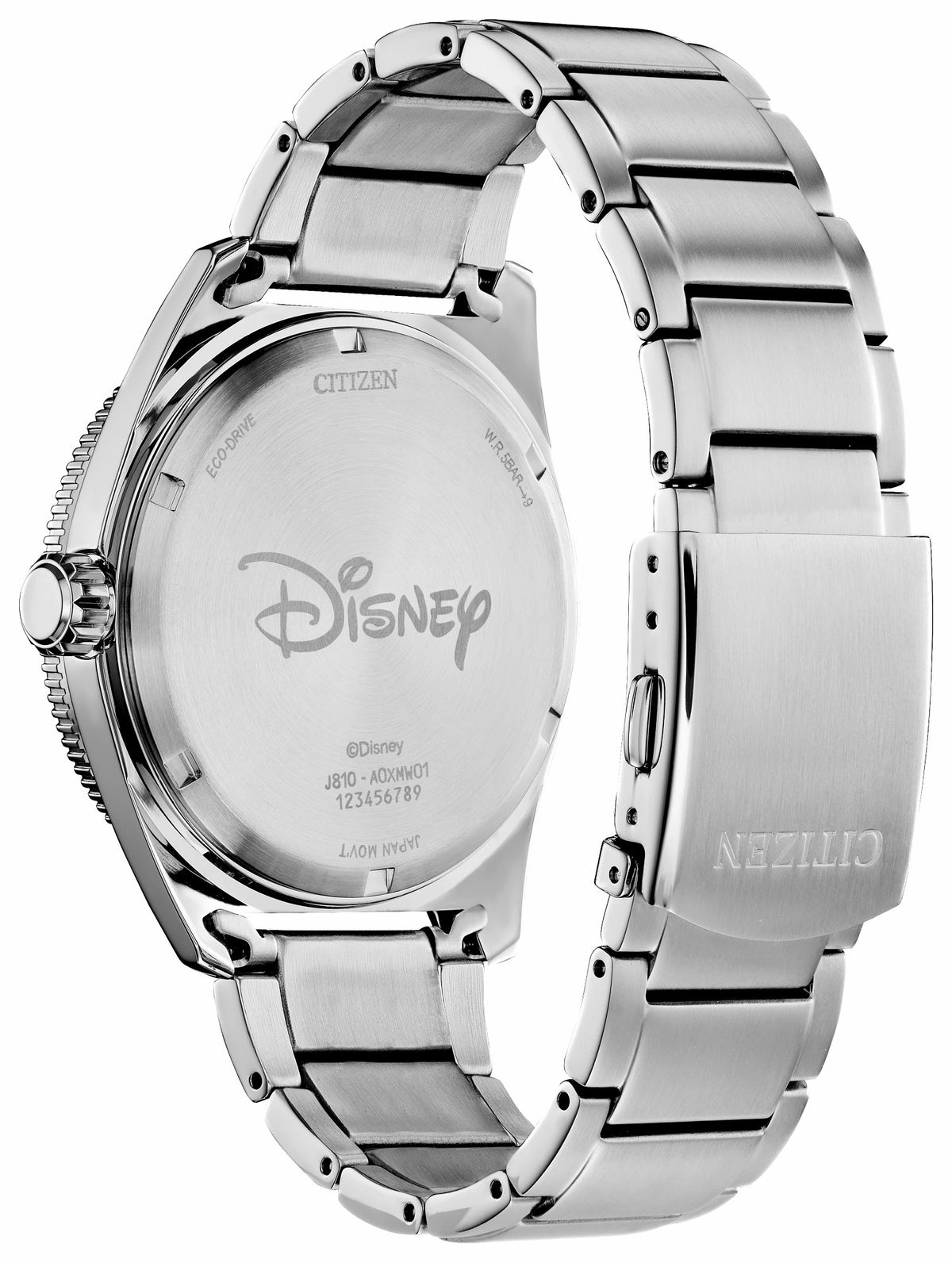 Tee Time Mickey Green Dial Stainless Steel Bracelet AW1595-78W | Citizen Value