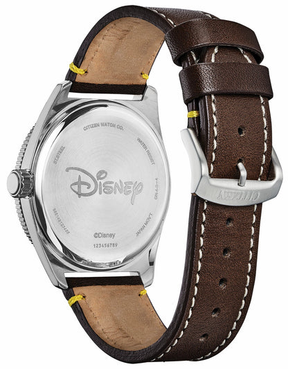 Mickey Mouse Blue Dial Leather Strap AW1599-00W | Citizen Featured