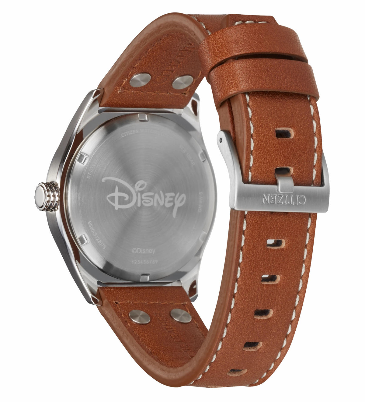 Mickey Aviator Ivory Dial Leather Strap BV1088-08W | Citizen Trusted