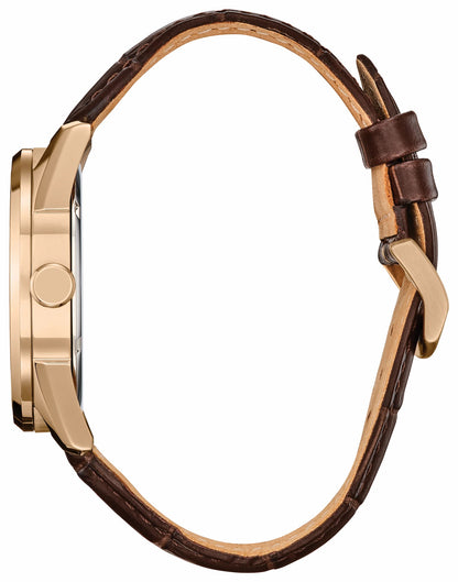 Hometown Mickey Mouse Beige Dial Leather Strap AW0088-04W | Citizen Smart Buy
