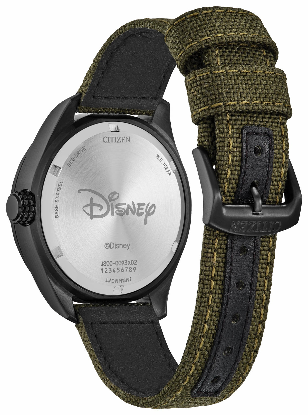 Alpine Mickey Mouse Green Dial CORDURA® Strap AW0148-47W | Citizen Latest