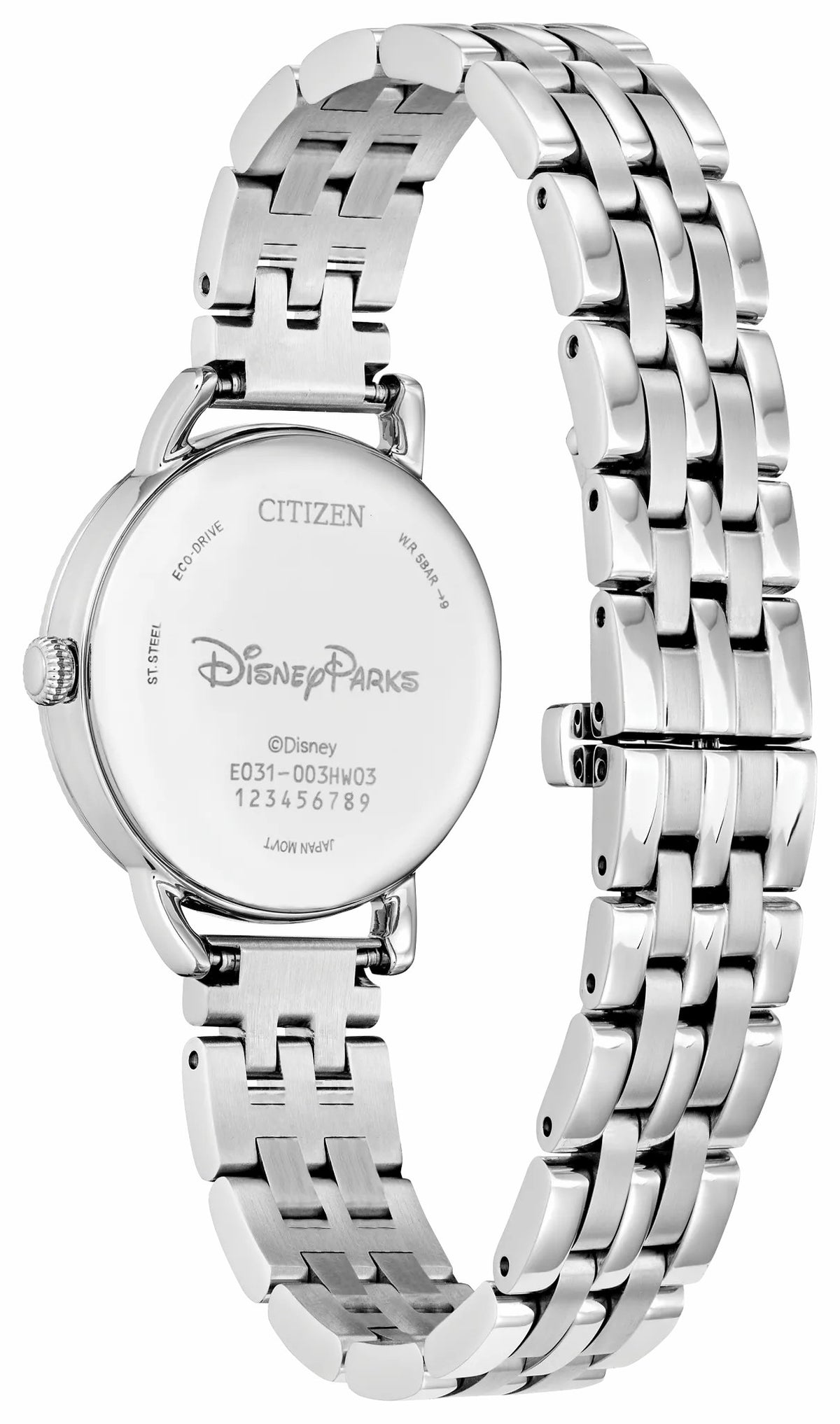 Mickey Mouse White Dial Stainless Steel Bracelet EM1051-53W | Citizen Value