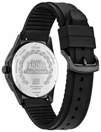Black Panther 60th Anniversary Black Dial Silicone Strap AW1858-03W | Citizen Customer Favorite