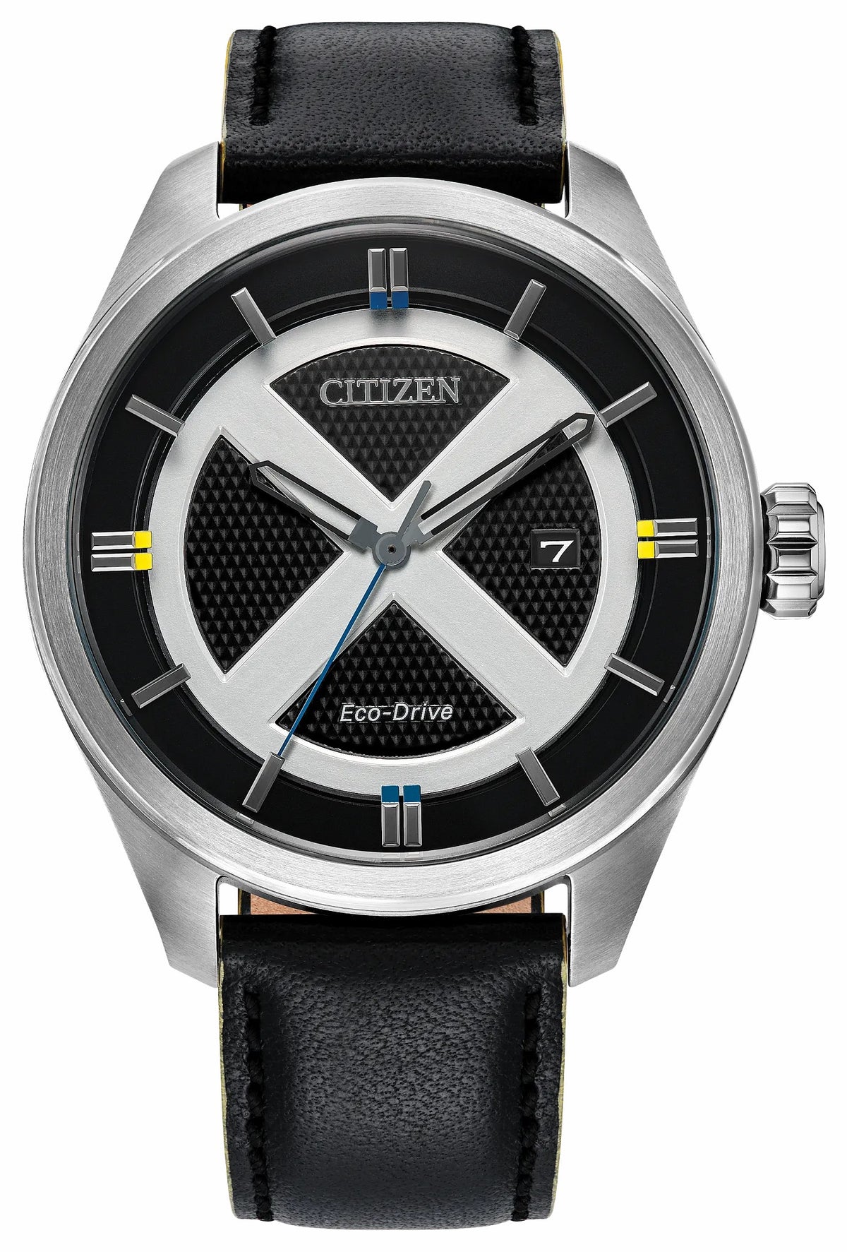 X-Men Black Dial Leather Strap AW5007-17W | Citizen Hot Sale