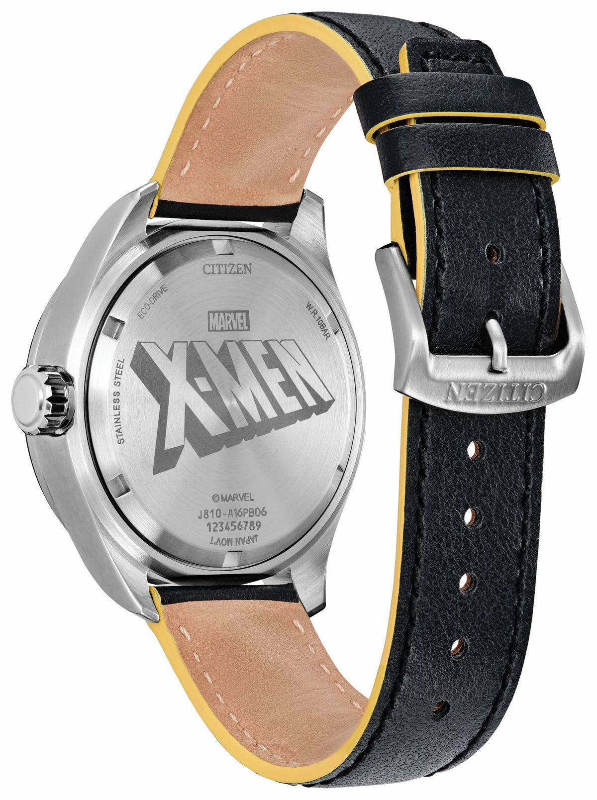 X-Men Black Dial Leather Strap AW5007-17W | Citizen Hot Sale