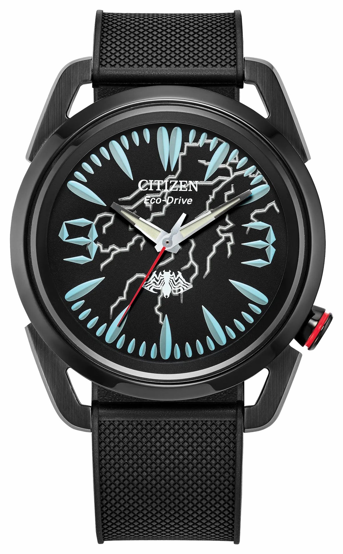 Venom "Lethal Protector" Black Dial Polyurethane Strap AW2065-41W | Citizen Latest