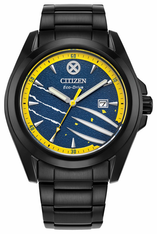 Wolverine Blue Dial Stainless Steel Bracelet AW1435-66W | Citizen Popular