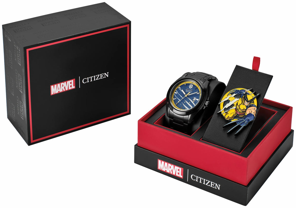 Wolverine Blue Dial Stainless Steel Bracelet AW1435-66W | Citizen Popular