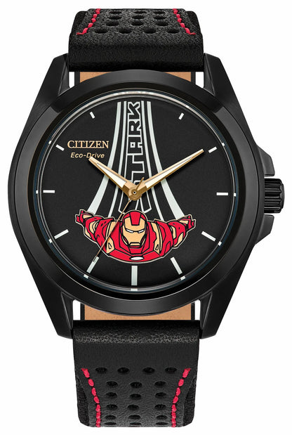 Stark, Kinda Sorta Famous Black Dial Leather Strap AW2095-41W | Citizen Sale