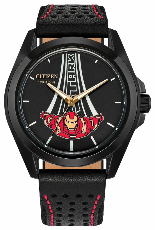 Stark, Kinda Sorta Famous Black Dial Leather Strap AW2095-41W | Citizen Sale