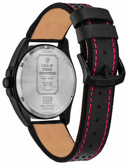 Stark, Kinda Sorta Famous Black Dial Leather Strap AW2095-41W | Citizen Sale