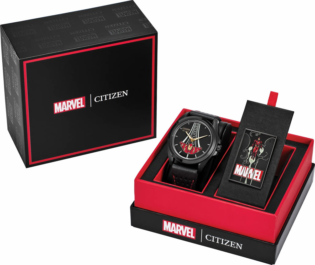 Stark, Kinda Sorta Famous Black Dial Leather Strap AW2095-41W | Citizen Sale