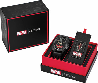 Stark, Kinda Sorta Famous Black Dial Leather Strap AW2095-41W | Citizen Sale