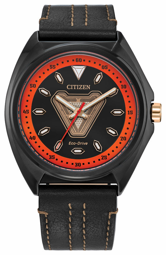 Tony Stark '63 Black Dial Leather Strap AW2075-05W | Citizen Deals