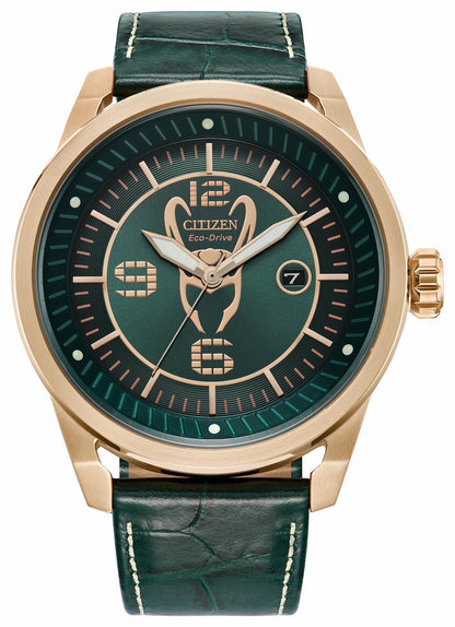 Loki Green Dial Leather Strap AW1363-06W | Citizen Sale