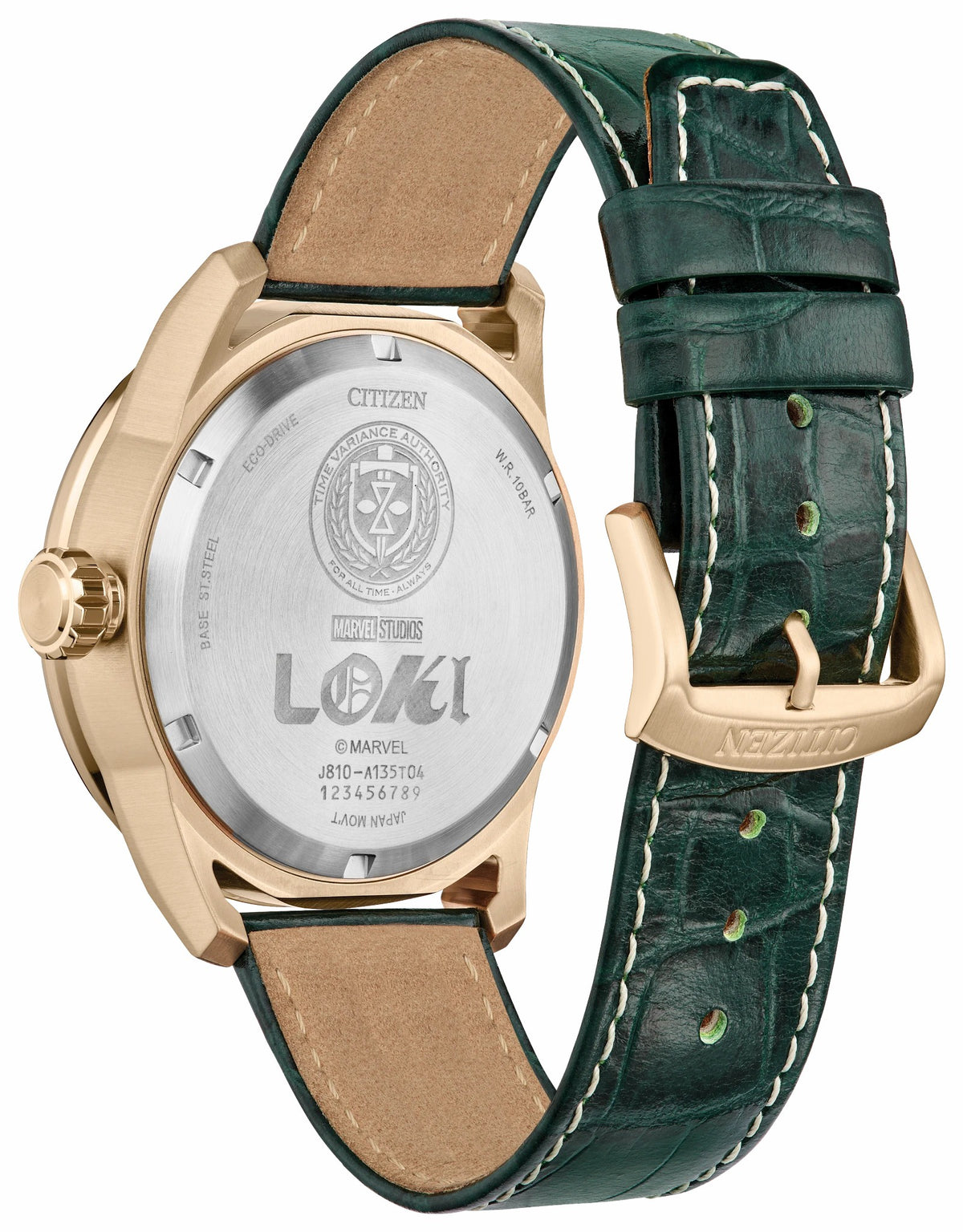 Loki Green Dial Leather Strap AW1363-06W | Citizen Sale