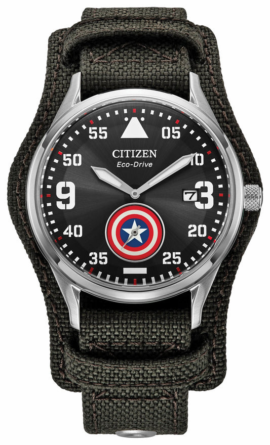 Captain America Forever Black Dial CORDURA® Strap BV1140-00W | Citizen Recommended
