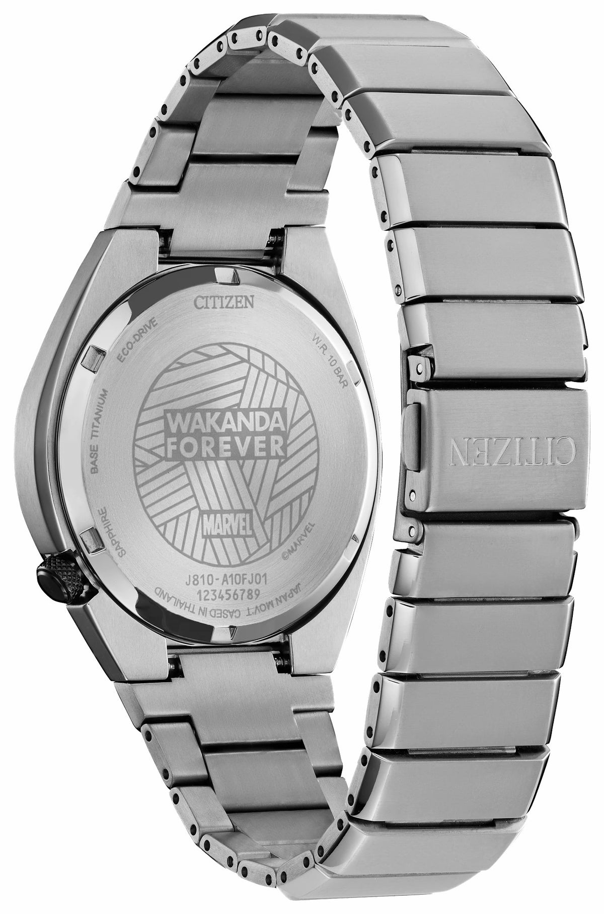Black Panther Black Dial Super Titanium Bracelet AW1668-50W | Citizen Best Price