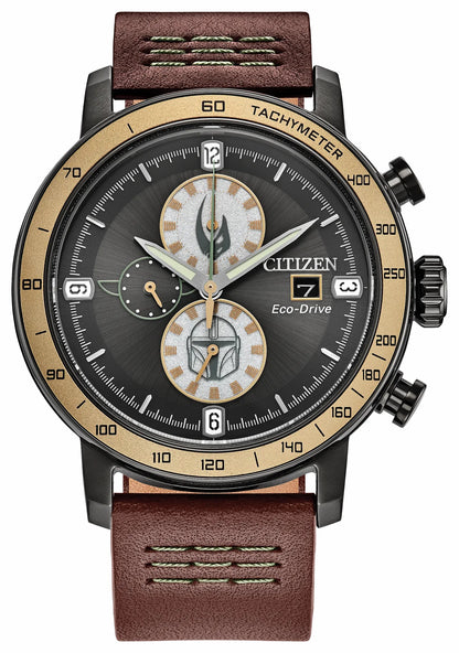 Mandalorian Gray Dial Leather Strap CA0857-09W | Citizen Everyday