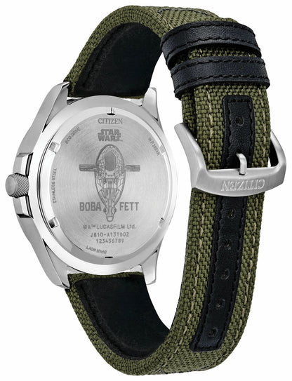 Boba Fett Green Dial Nylon Strap AW1418-06W | Citizen Sale