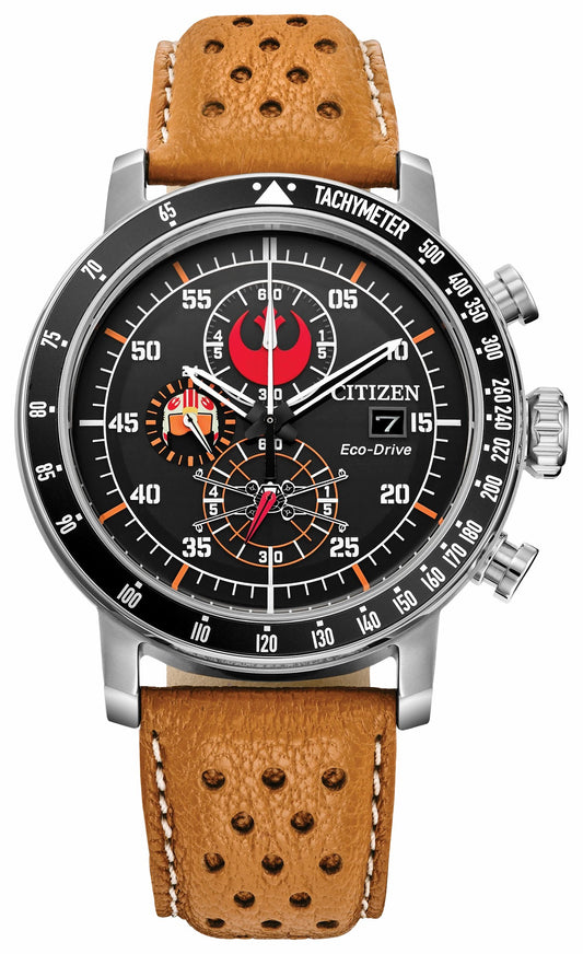 Rebel Pilot Black Dial Leather Strap CA0761-06W | Citizen Special Offer