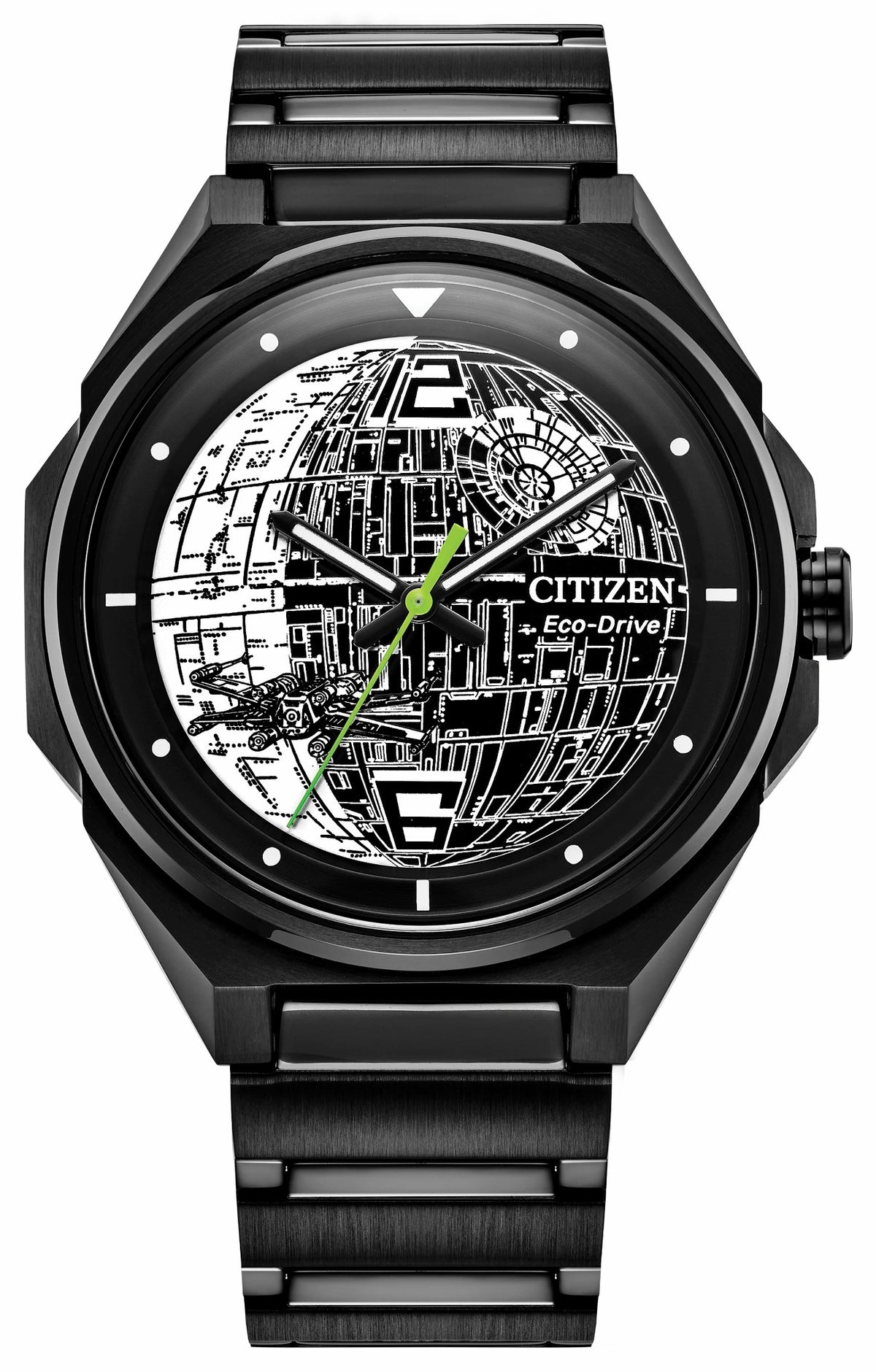 Death Star 2 Two-Tone Dial Stainless Steel Bracelet BJ6539-50W | Citizen Sale