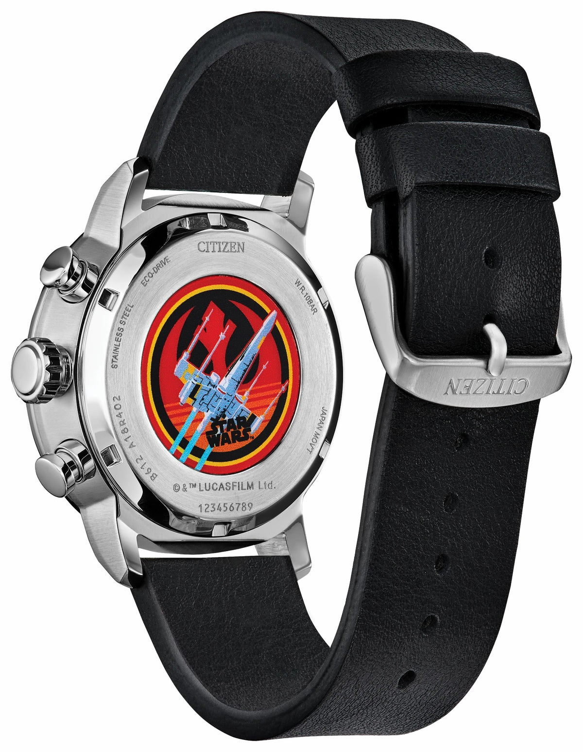Rebel Starfighter Black Dial Leather Strap CA0870-43W | Citizen Trending