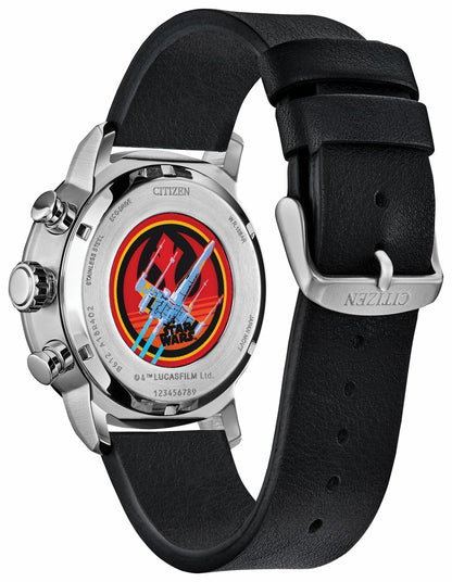 Rebel Starfighter Black Dial Leather Strap CA0870-43W | Citizen Trending