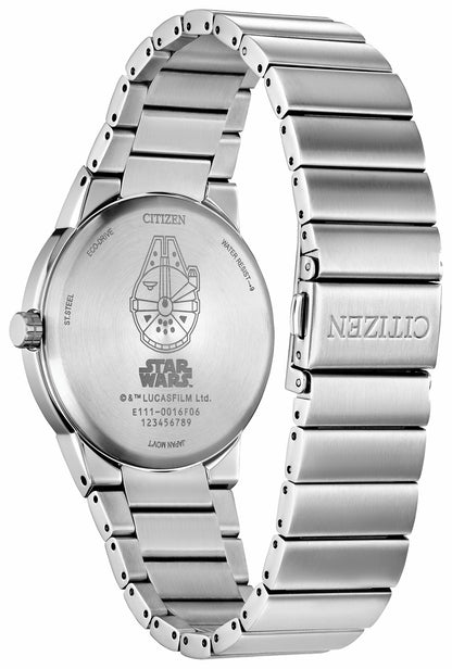 Millennium Falcon Hyperdrive Black Dial Stainless Steel Bracelet BM7581-59W | Citizen Value