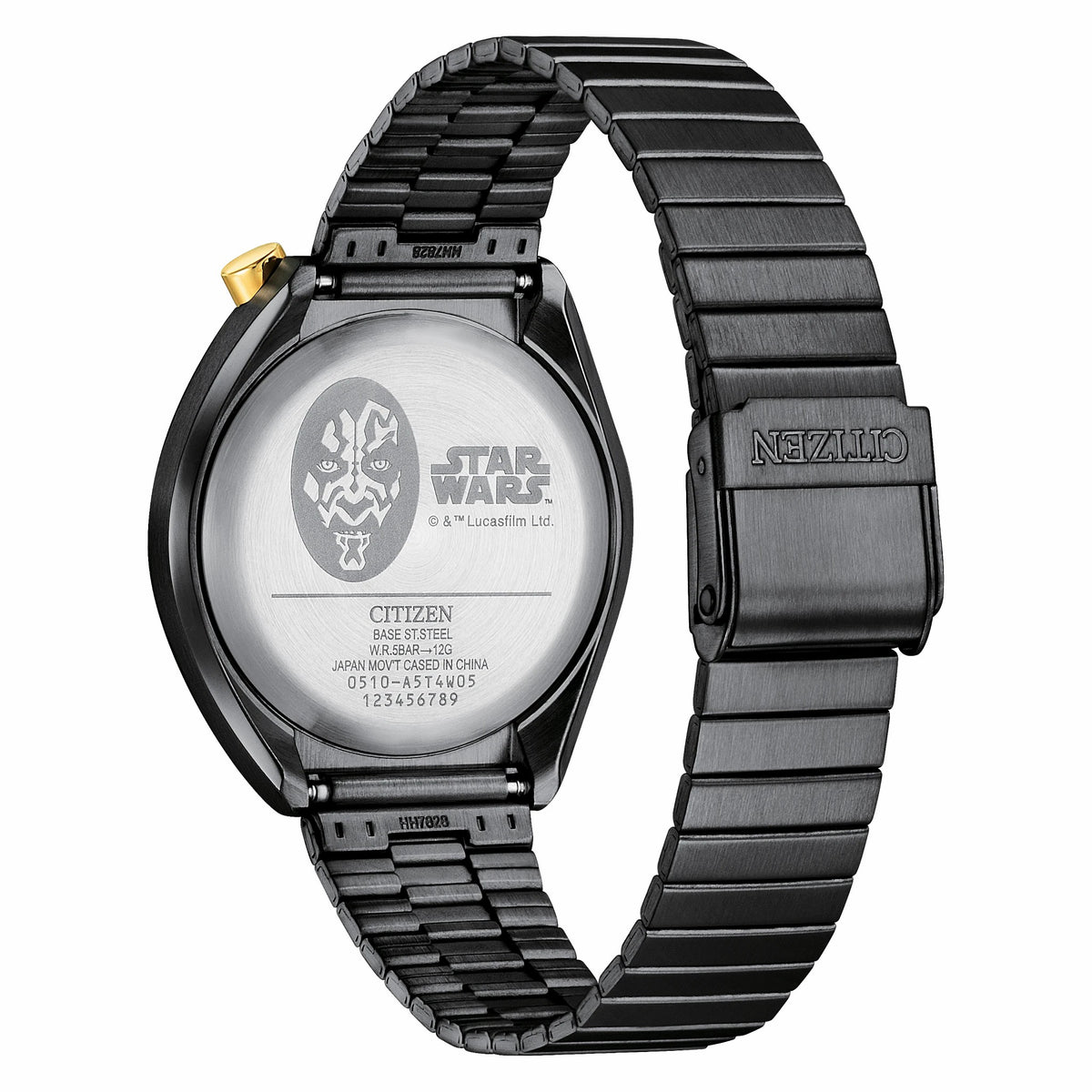 Darth Maul Red Dial Stainless Steel Bracelet AN3668-55W | Citizen Discount