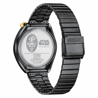 Darth Maul Red Dial Stainless Steel Bracelet AN3668-55W | Citizen Discount
