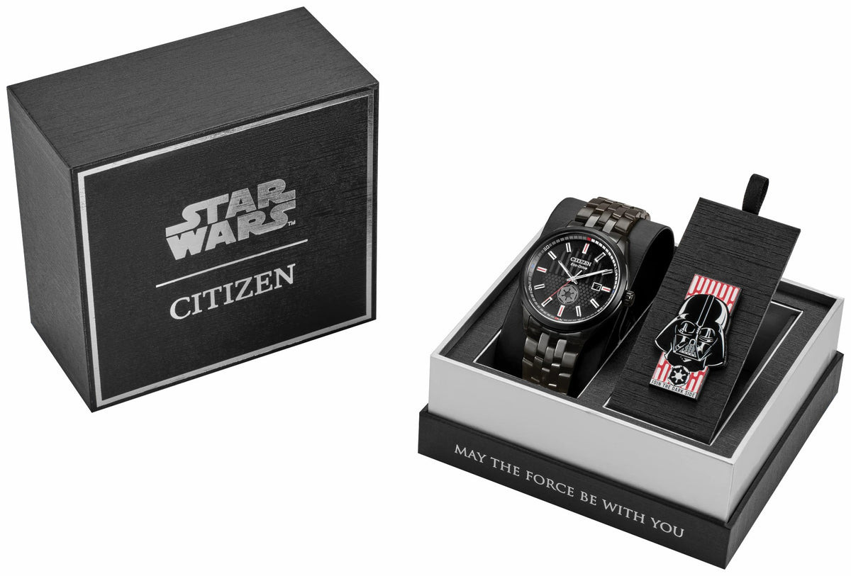 Darth Vader Returns Black Dial Stainless Steel Bracelet BM7255-61W | Citizen Sale