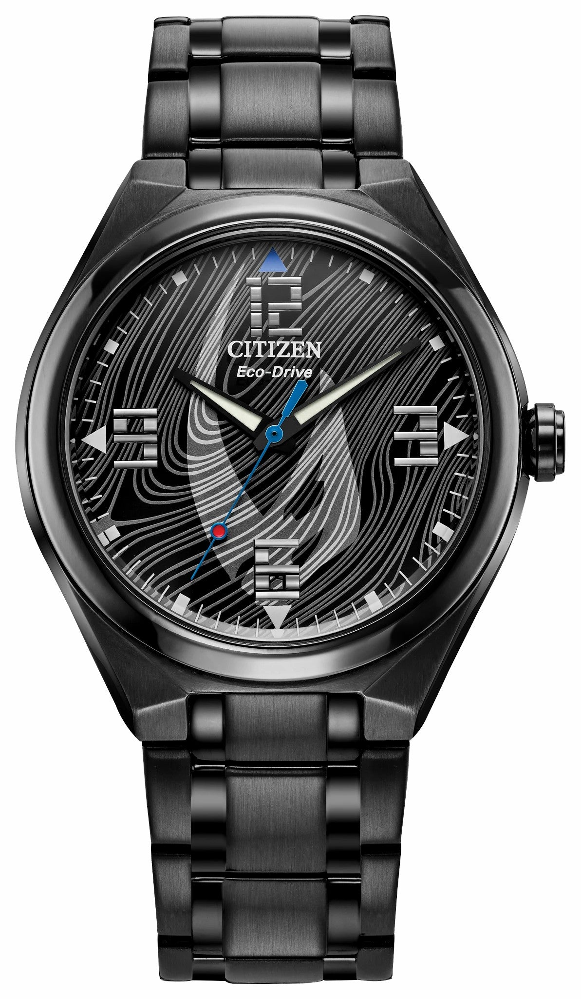 Mandalorian Black Dial Stainless Steel Bracelet AW2045-57W | Citizen Discount