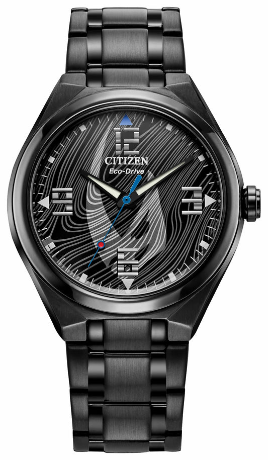 Mandalorian Black Dial Stainless Steel Bracelet AW2045-57W | Citizen Discount